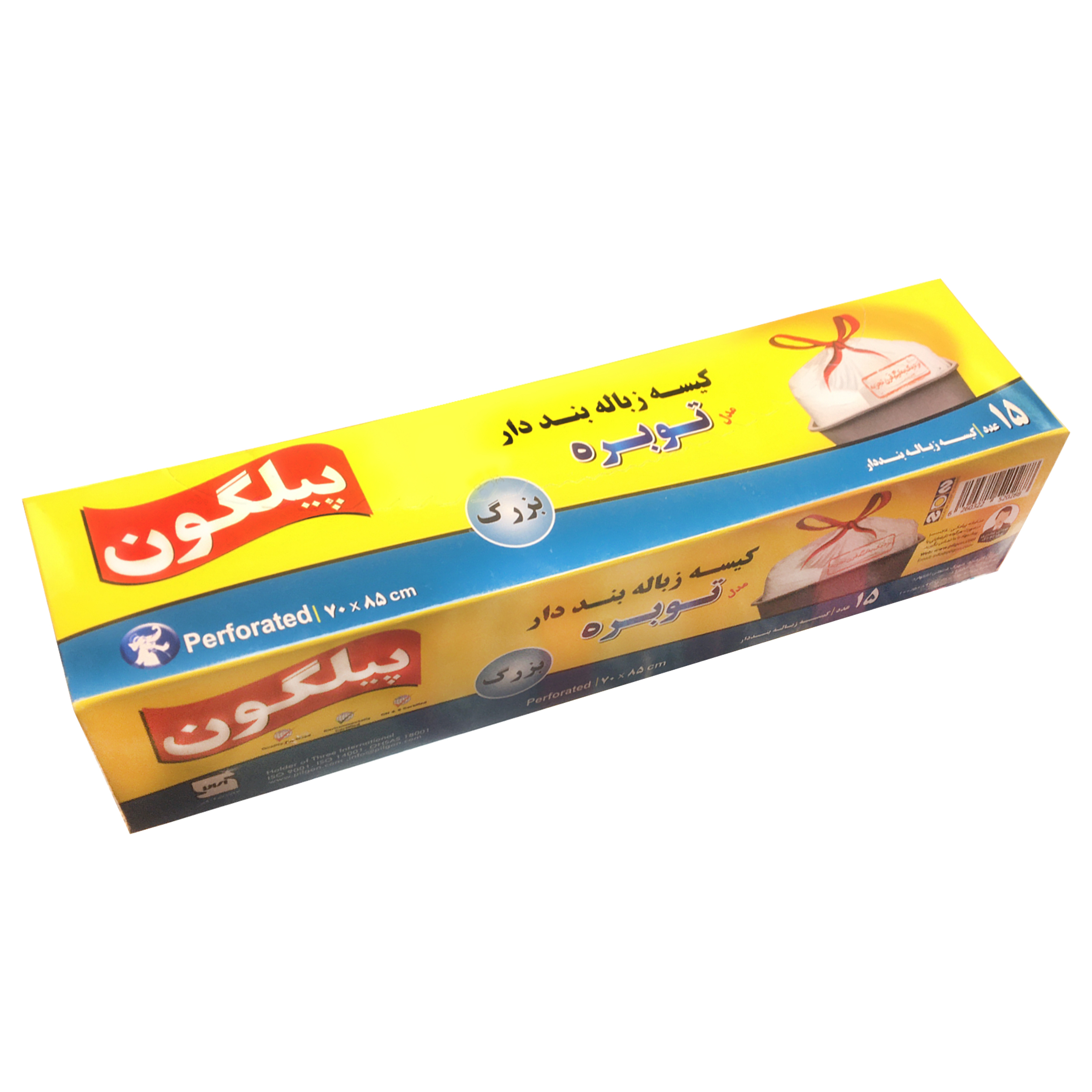 کیسه زباله پیلگون مدل 157085 بسته 15 عددی