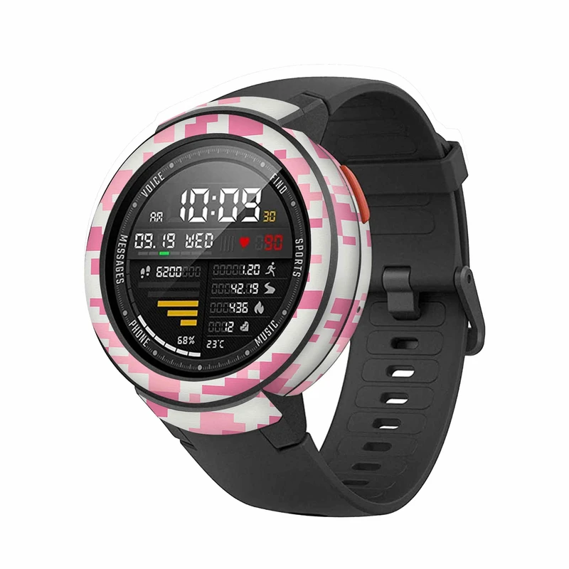  برچسب ماهوت طرح Army-Pink-pixel مناسب برای ساعت هوشمند شیائومی Amazfit Verge