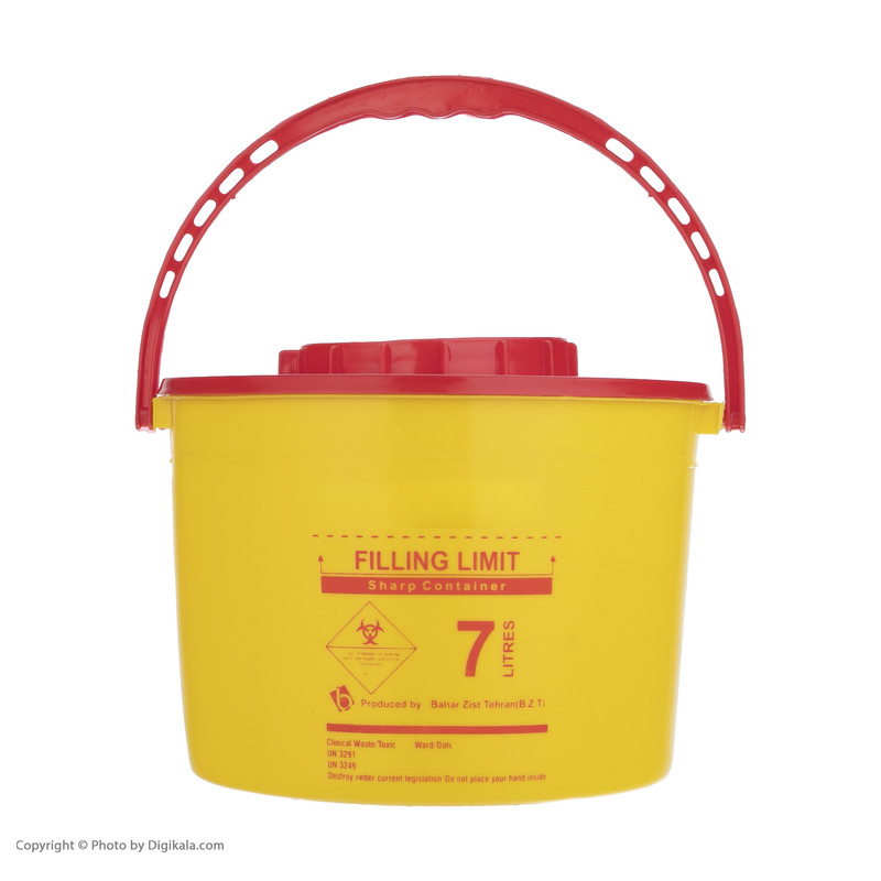 سیفتی باکس بهار زیست مدل استوانه ظرفیت 7 لیتر