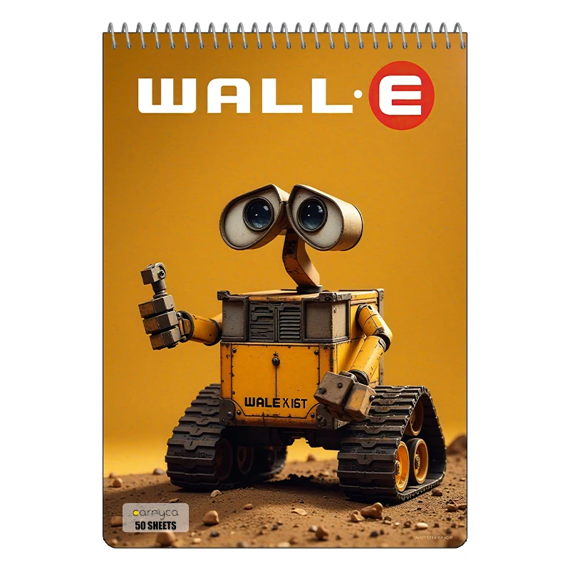 دفتر نقاشی 50 برگ سیمی کارنیکا طرح WALL E کد 16456