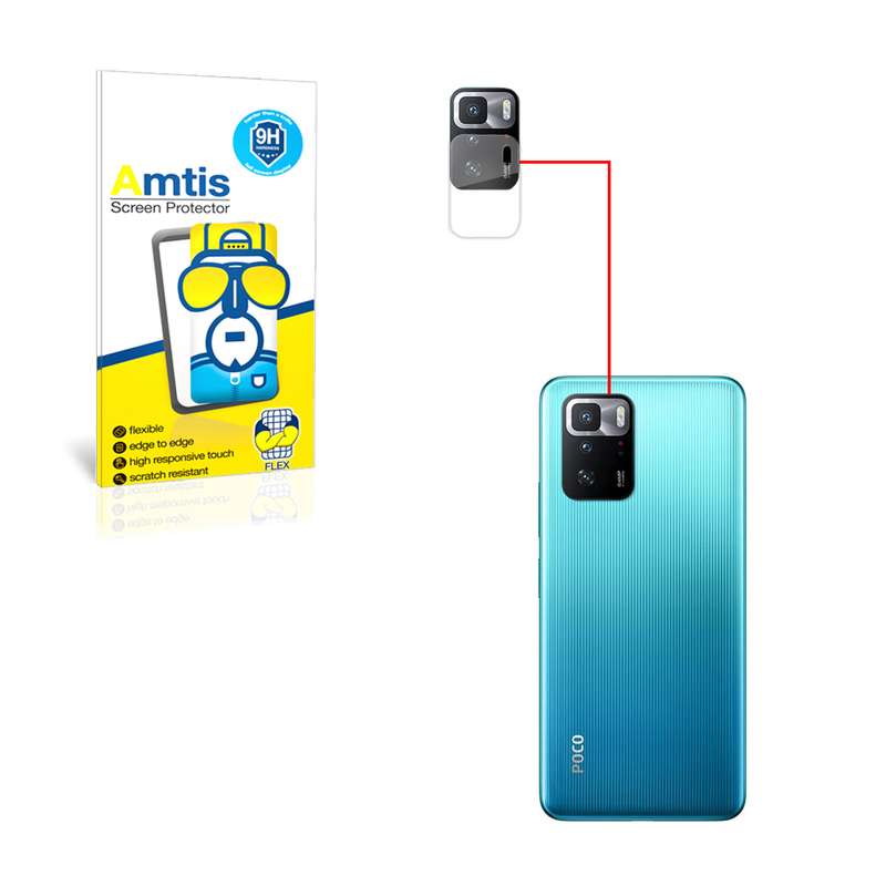 محافظ لنز دوربین امتیس مدل x3 gt مناسب برای گوشی موبایل شیائومی POCO X3 GT
