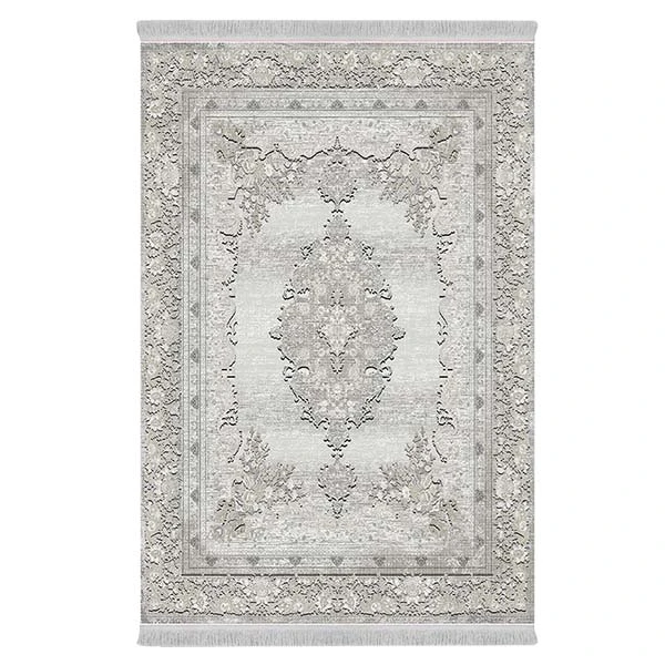 فرش پارچه‌ای دفه مدل فرشینه طرح مدرن کد 107