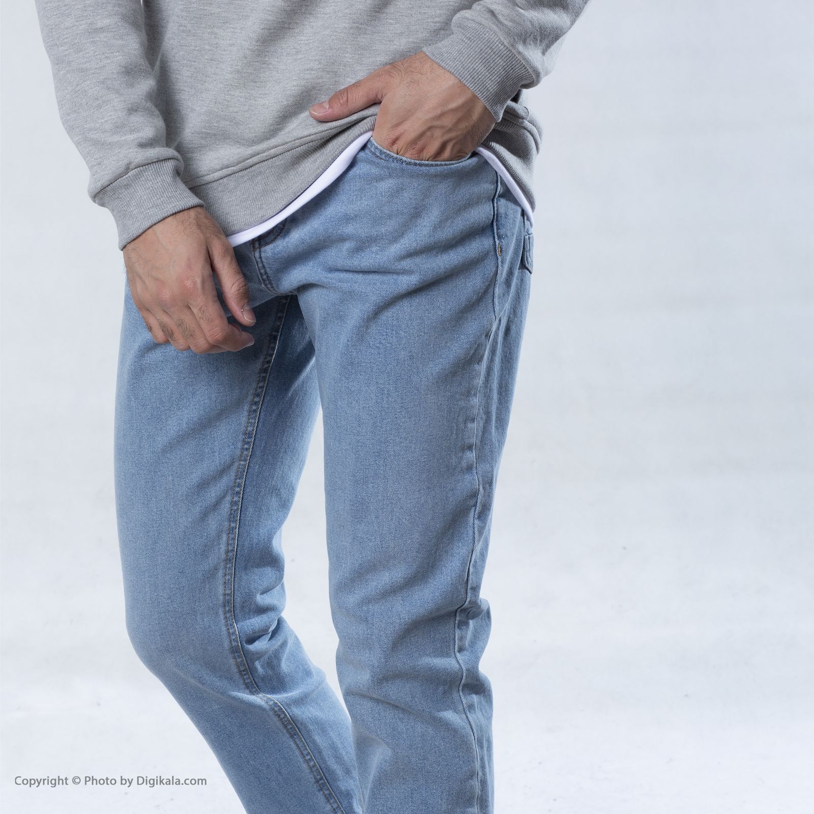 شلوار جین مردانه جامه پوش آرا مدل 4121000203-50 -  - 7