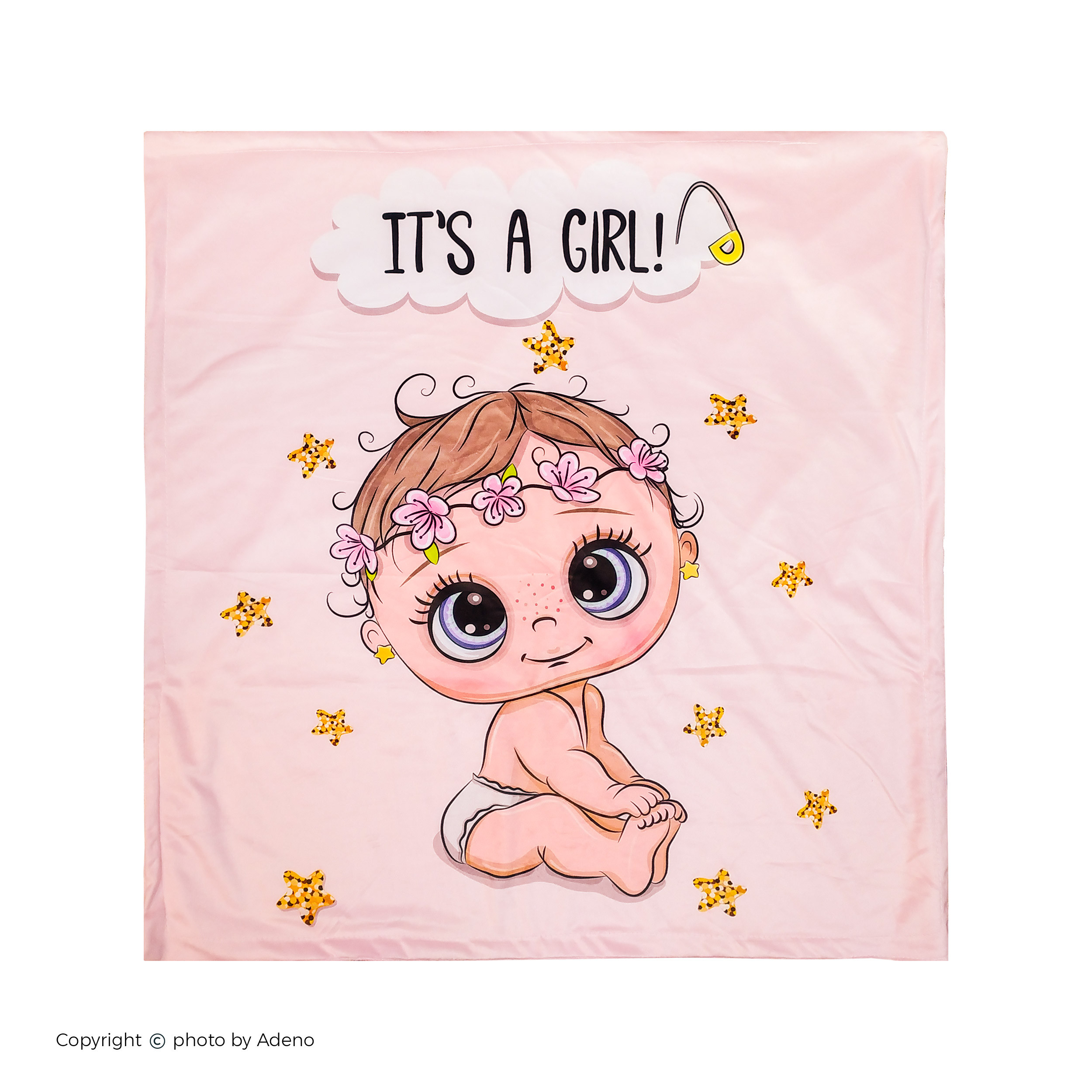 سرویس خواب نوزاد آدنو مدل its a girl مجموعه 3عددی