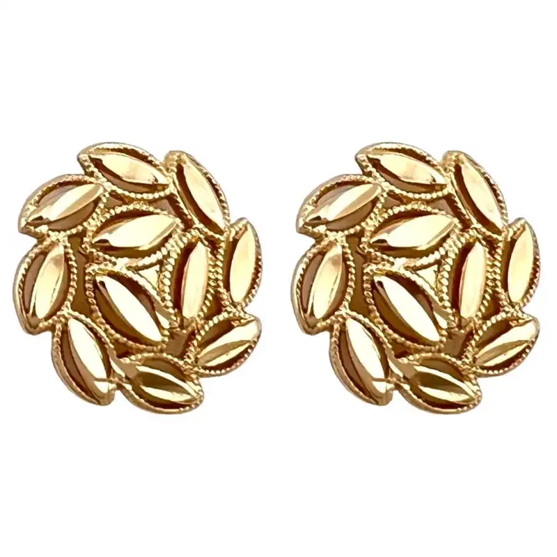 گوشواره زنانه ژوپینگ مدل گندمی کد E5059