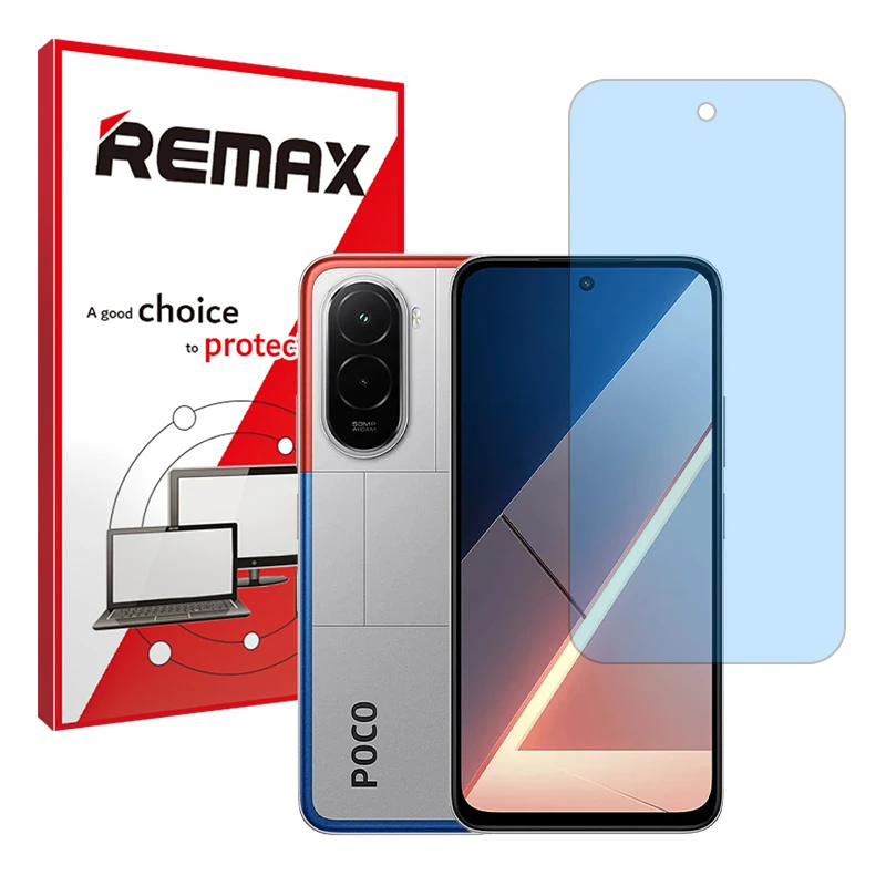 محافظ صفحه نمایش مات ضد اشعه آبی ریمکس مدل Resistant مناسب برای گوشی موبایل شیائومی Poco M7 4G