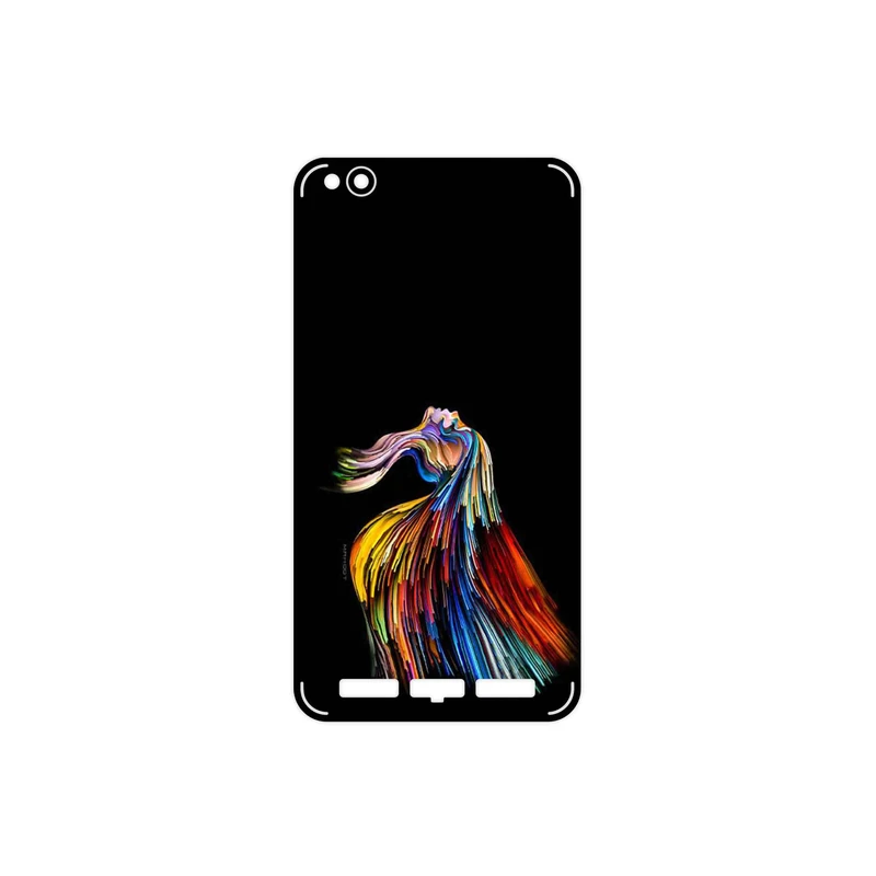 برچسب پوششی ماهوت مدل Rainbow Hair Digital Art مناسب برای گوشی موبایل شیائومی Redmi 5A