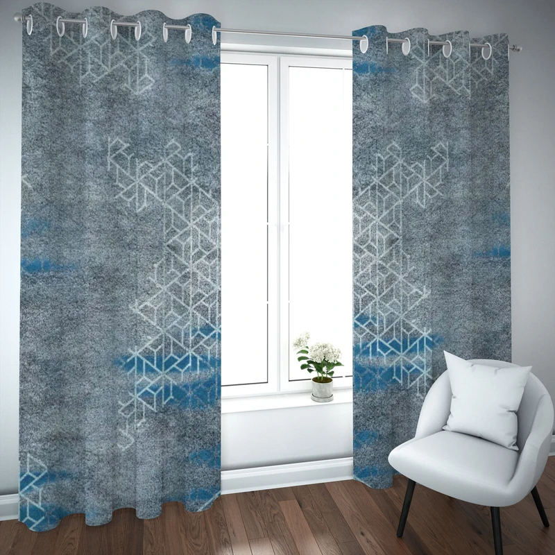 پرده مدل چاپی هازان سایز 300×150 سانتی متر 