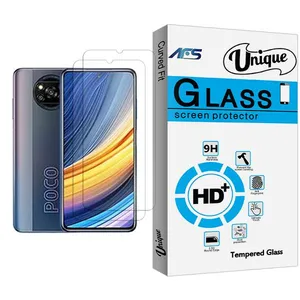 AFS Unique Glass MIX002 Screen Protector For Xiaomi Poco X3 Pro Pack Of 2