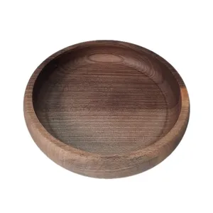کاسه مدل چوبی طرح خمره‌ای کد ۲۸