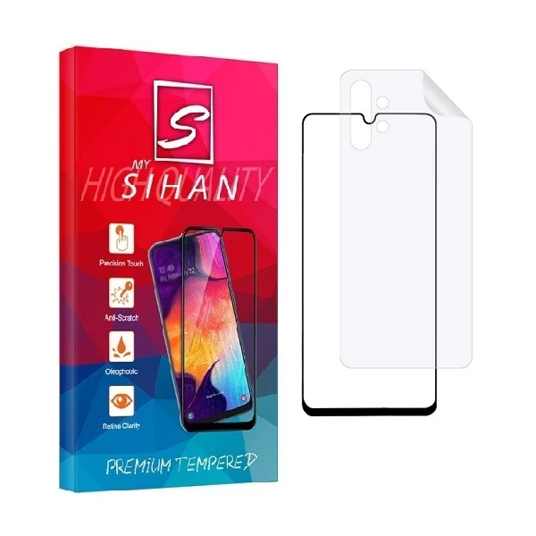 محافظ صفحه نمایش مای سیحان مدل 2FN مناسب برای گوشی موبایل سامسونگ Galaxy A32 4G به همراه محافظ پشت گوشی