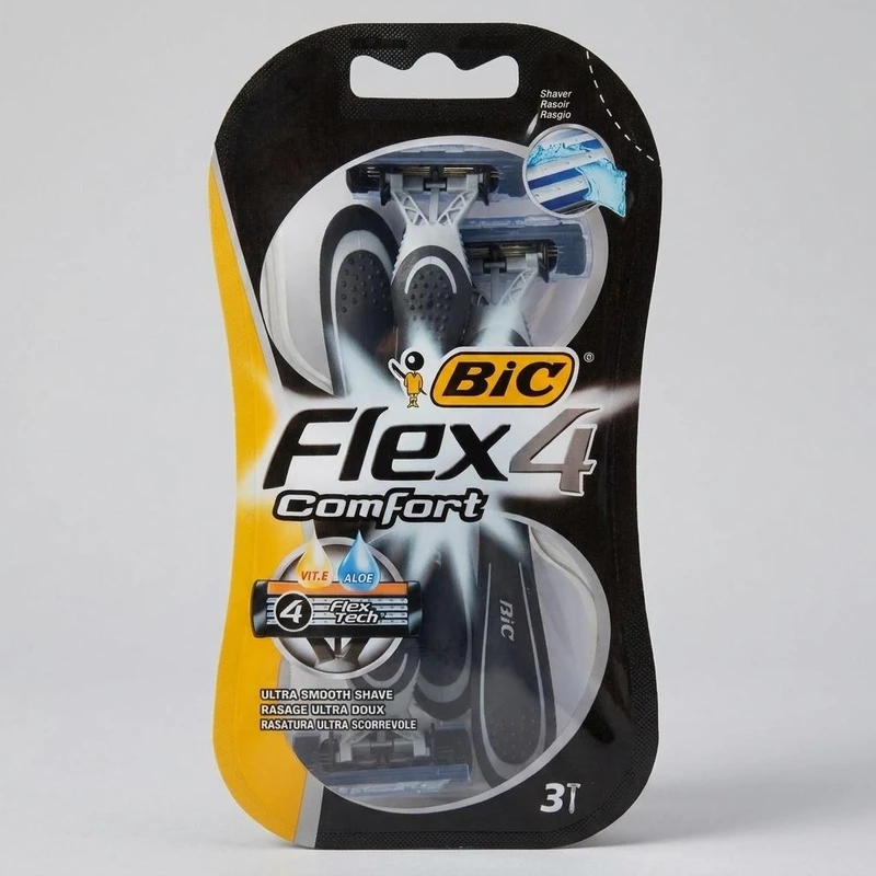 خود تراش بیک مدل Flex 4 Comfort بسته 3 عددی