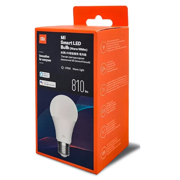 لامپ کم مصرف 8 وات شیائومی مدل warm light 8w پایه E27