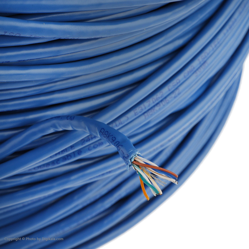 کابل شبکه CaT5e کاوس مدل STP-FTP
