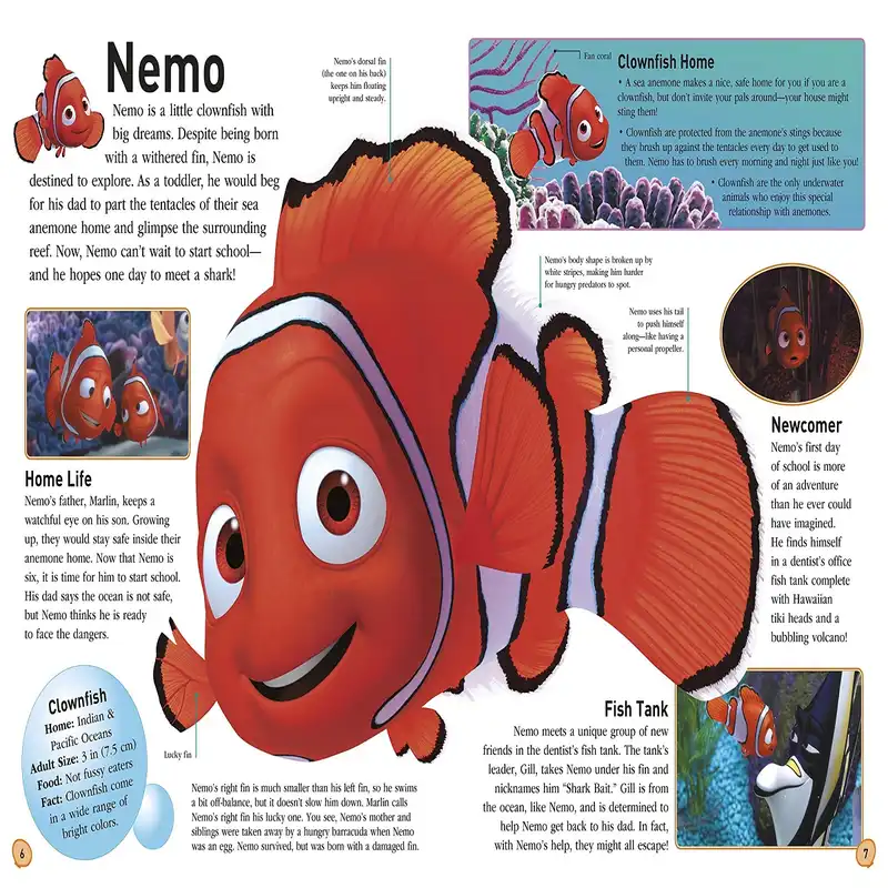 مجله Disney Pixar Finding Nemo: The Essential Guide, 2nd Edition مارچ 2016