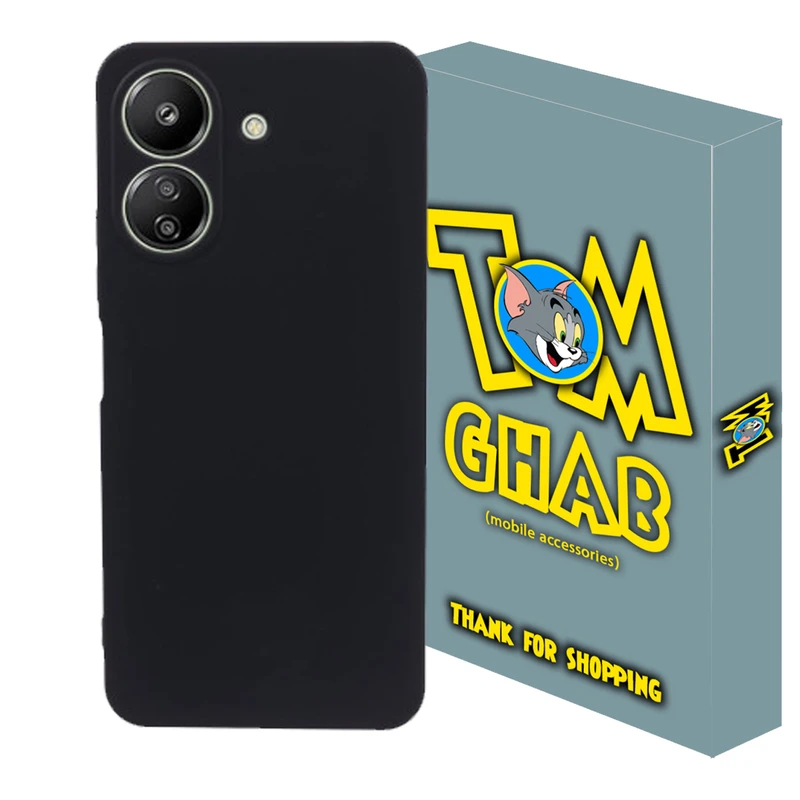 کاور تام قاب مدل سیلیکونی کپی طرح clk مناسب برای گوشی موبایل شیائومی Redmi 13C