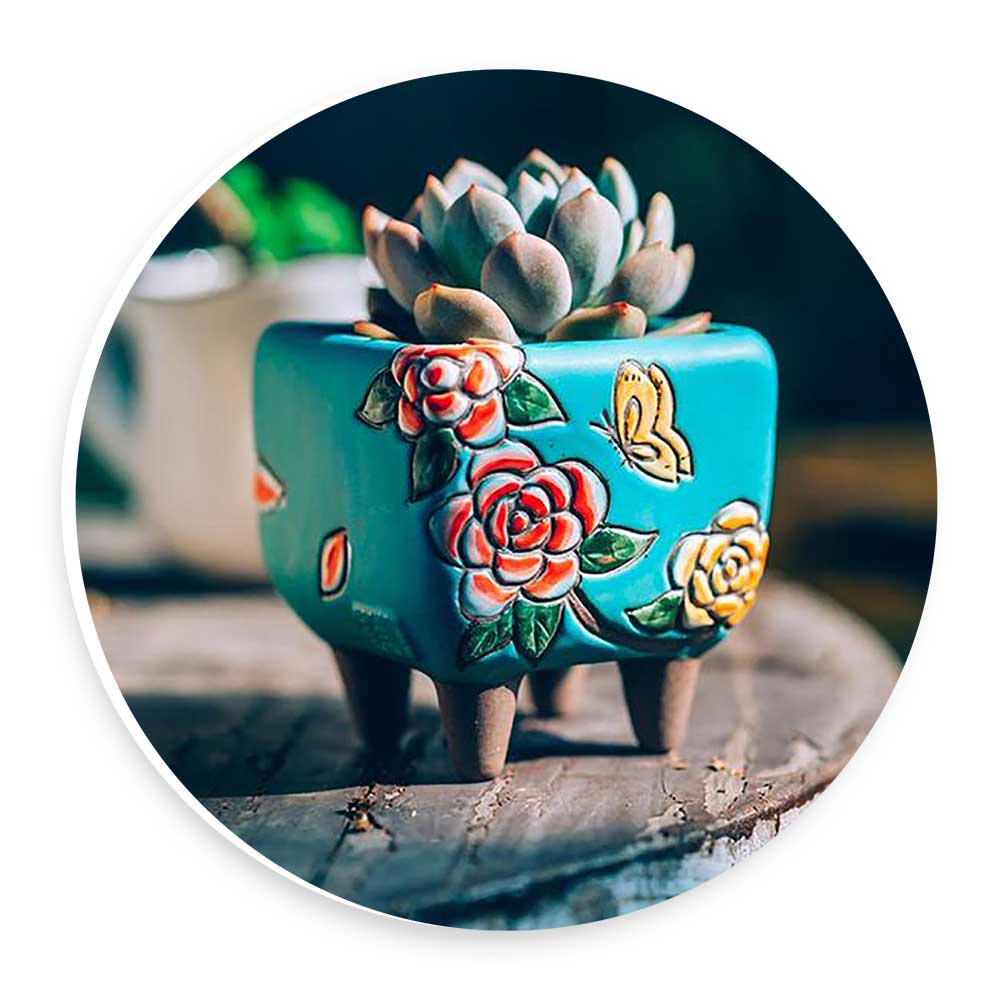 دیوارکوب طرح گلدان کاکتوس مدل wtb474