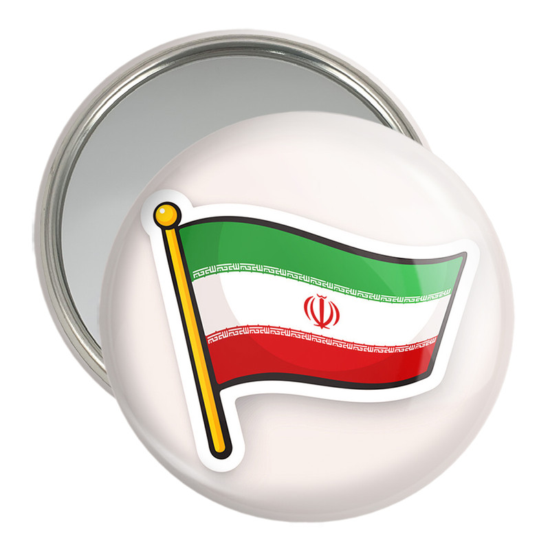آینه جیبی خندالو مدل پرچم ایران کد 23937