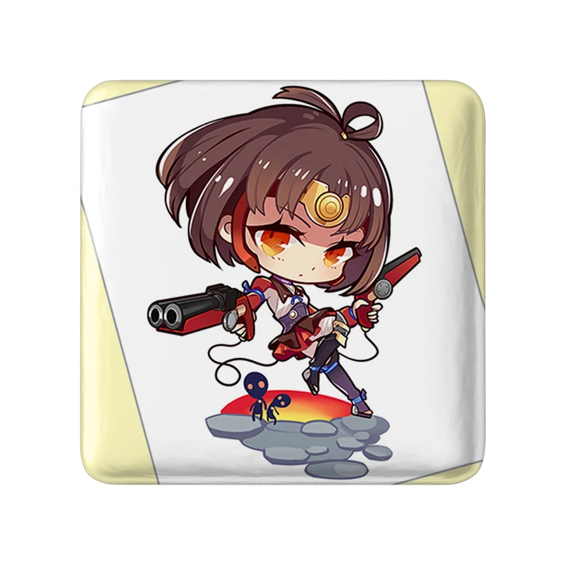 پیکسل خندالو طرح مومی انیمه کابانری Kabaneri مدل مربعی کد 35970