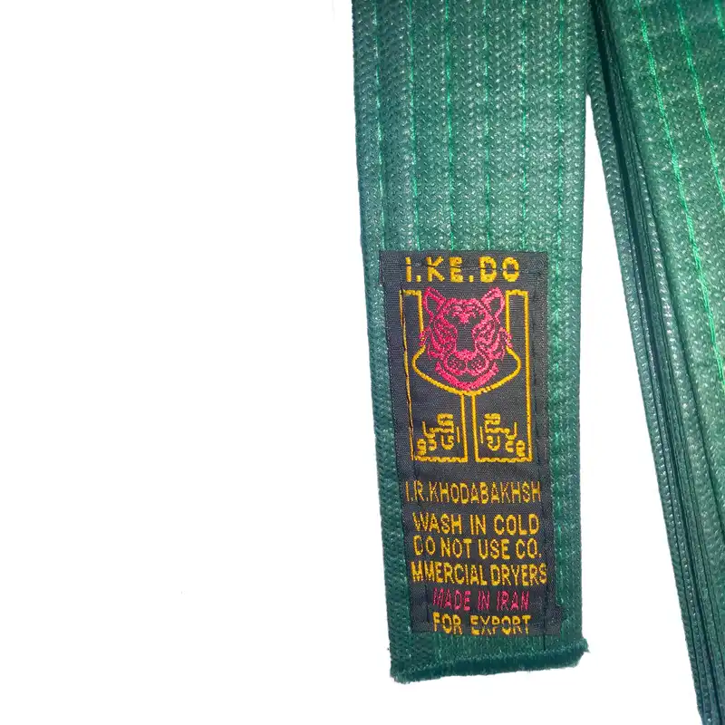 کمربند تکواندو مدل 001 رنگ سبز