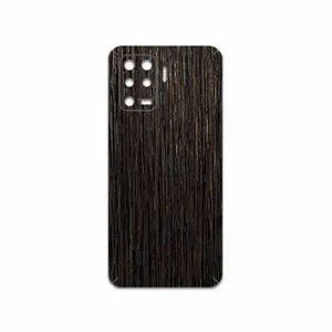 MAHOOT Dark-Gold-Stripes-Wood Cover Sticker for Oppo A94 4G