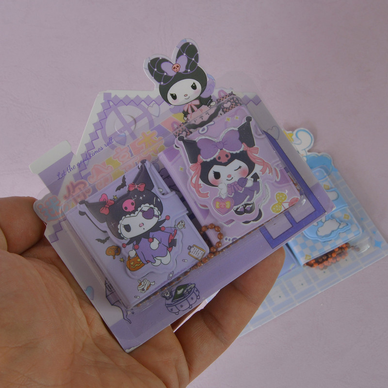 دفترچه یادداشت 50 برگ مدل کرومی و دوستان بسته 4 عددی