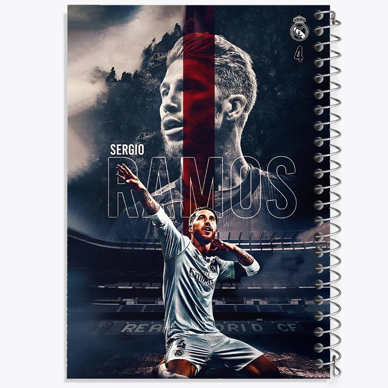 دفتر نقاشی 50 برگ خندالو طرح سرخیو راموس کد N2800