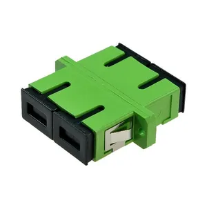 آداپتور فیبر نوری مدل SC-SC-DX-SM-APC بسته 10 عددی