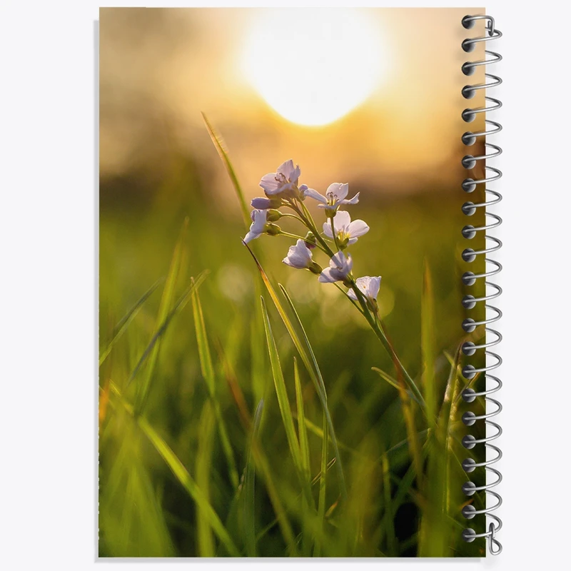 دفتر لیست خرید 50 برگ خندالو طرح گل کد F1442