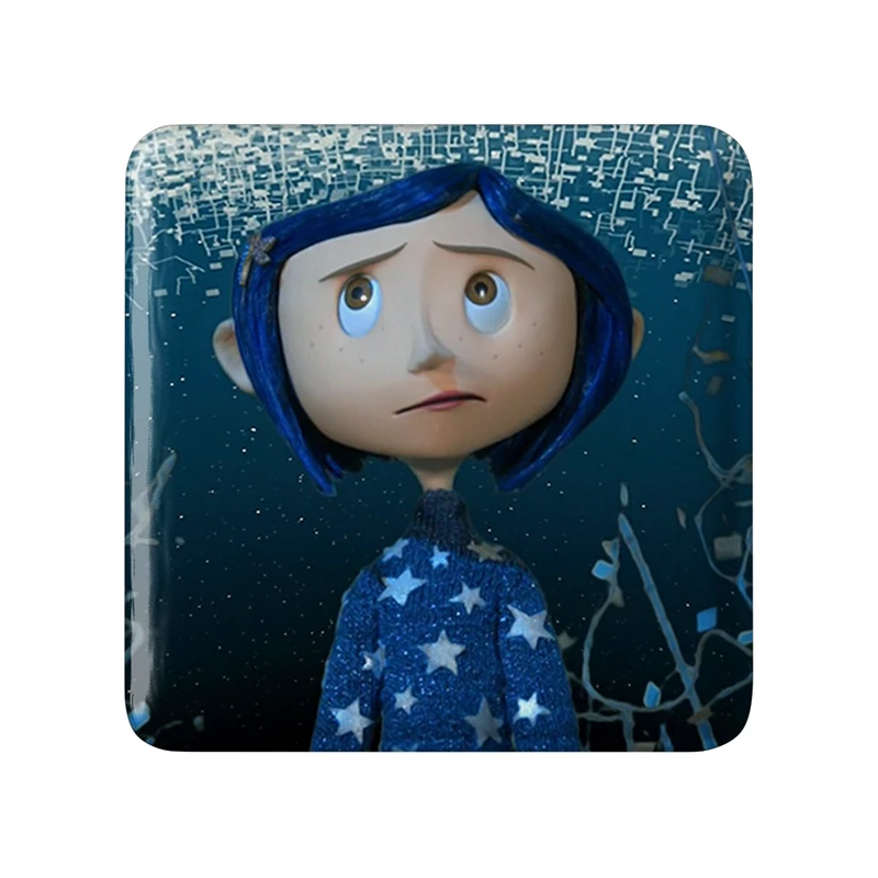 مگنت خندالو طرح کورالاین Coraline  مدل مربعی کد 20783