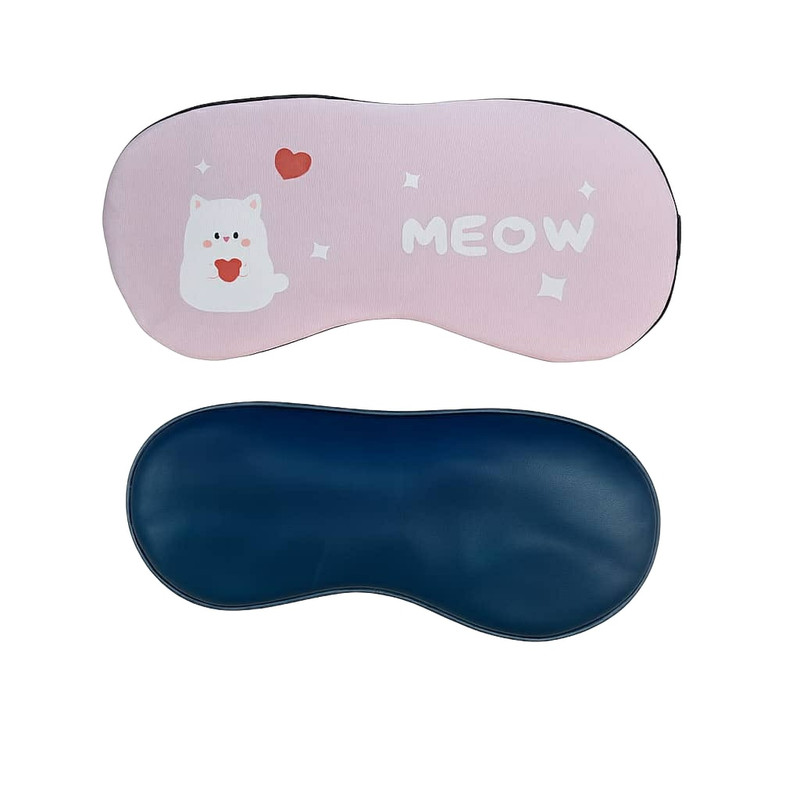 چشم بند خواب مدل گربه کد n91 به همراه کمپرس