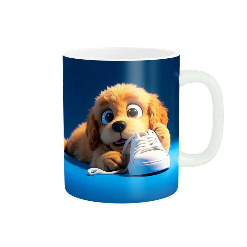 ماگ پاد آفرین مدل سگ شیطون بازیگوش کد 1734