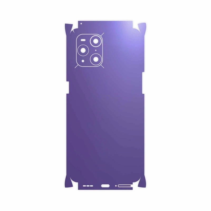 برچسب پوششی ماهوت مدل Matte-BlueBerry-FullSkin مناسب برای گوشی موبایل اپو Find X3 Pro