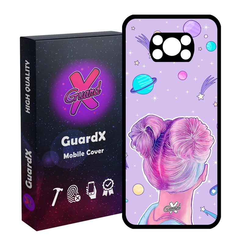 کاور گارد ایکس طرح Girl مدل Glass10112 مناسب برای گوشی موبایل شیائومی Poco X3 / Poco X3 NFC