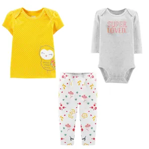 ست 3 تکه لباس نوزادی کارترز مدل 1605