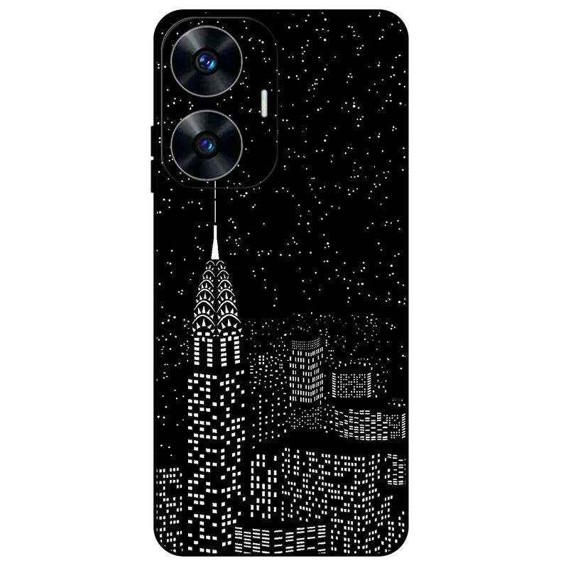 کاور مگافون طرح نیویورک مدل 7768 مناسب برای گوشی موبایل ریلمی C55    