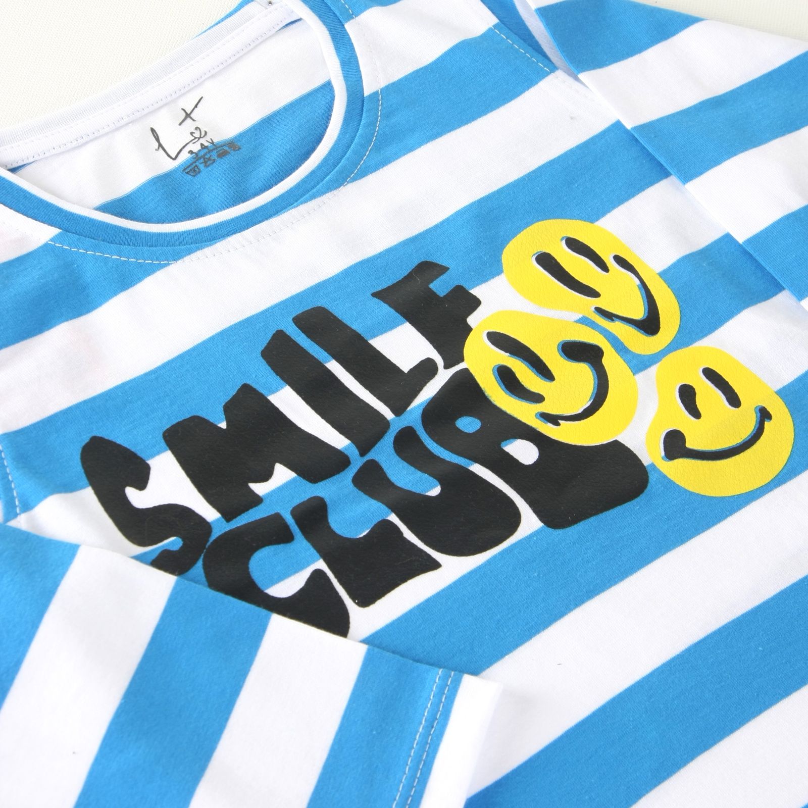 تی شرت آستین بلند بچگانه لینتل مدل -smile -0070 -  - 2