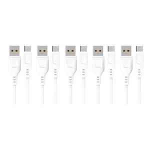 کابل تبدیل USB به USB-C دنمن مدل D01T طول 1 متر مجموعه 5 عددی