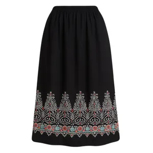 دامن چین‌دار زنانه مدل سلین کد 05