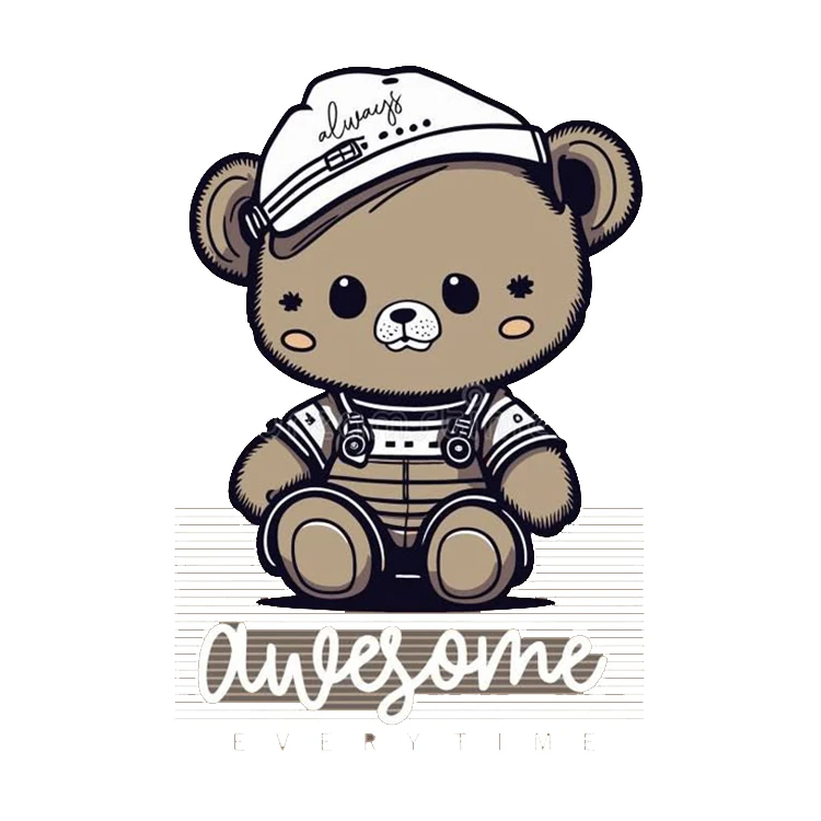 استیکر پارچه و لباس پاد آفرین مدل تدی کد 342