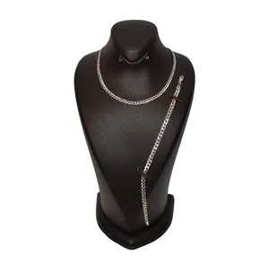 نیم ست نقره زنانه مدل بافت