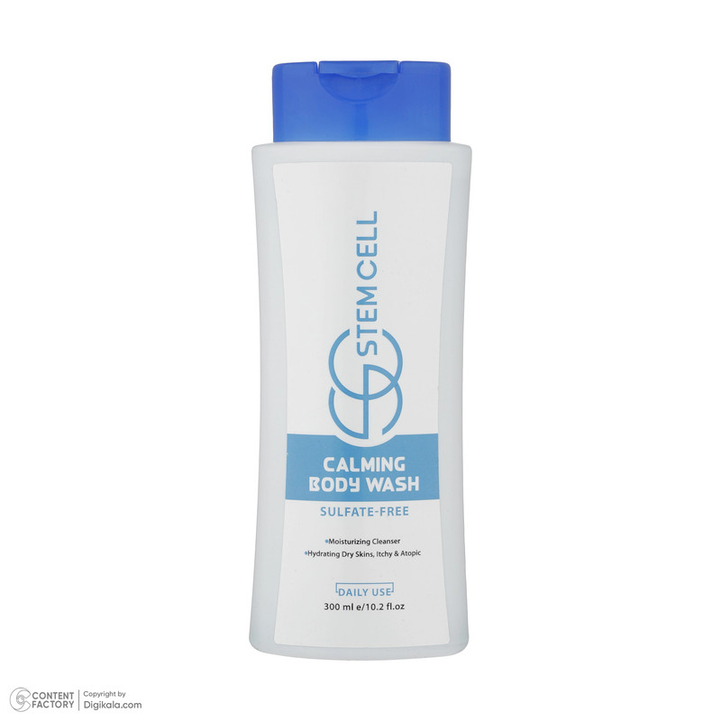 شامپو بدن استم سل مدل Sulfate Free مناسب براي پوستهای خشک و اگزمايی و آتوپيک حجم 300 ميلی ليتر شامپو بدن استم سل مدل Sulfate Free مناسب براي پوستهای خشک و اگزمايی و آتوپيک حجم 300 ميلی ليتر