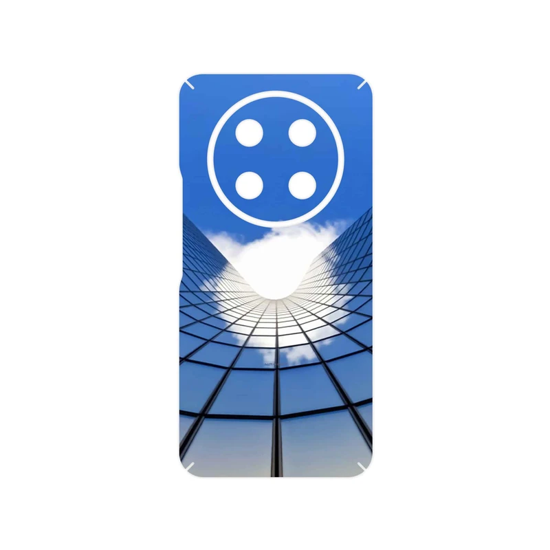 برچسب پوششی ماهوت مدل Glass skyscraper مناسب برای گوشی موبایل آنر X9c