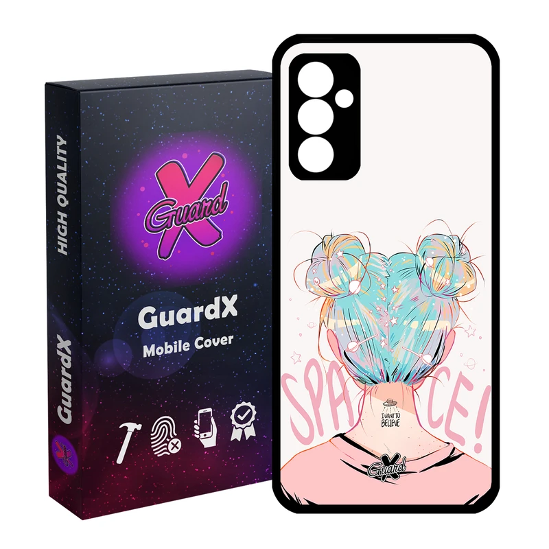 کاور گارد ایکس طرح دختر مدل Glass10198 مناسب برای گوشی موبایل سامسونگ Galaxy A54 / A54 5G