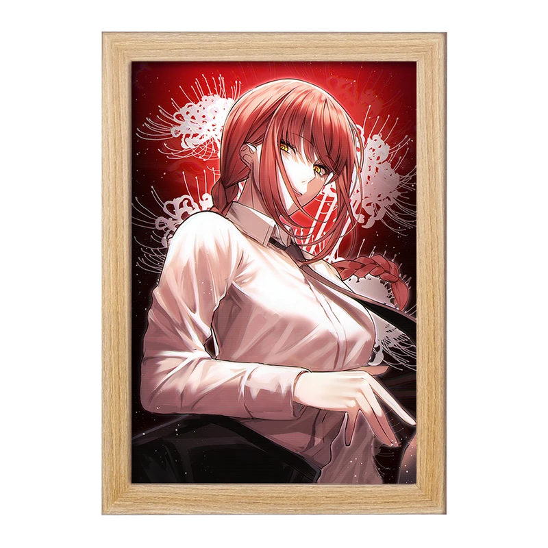 تابلو خندالو مدل ماکیما انیمه مرد اره ای Chainsaw Man  کد 22307