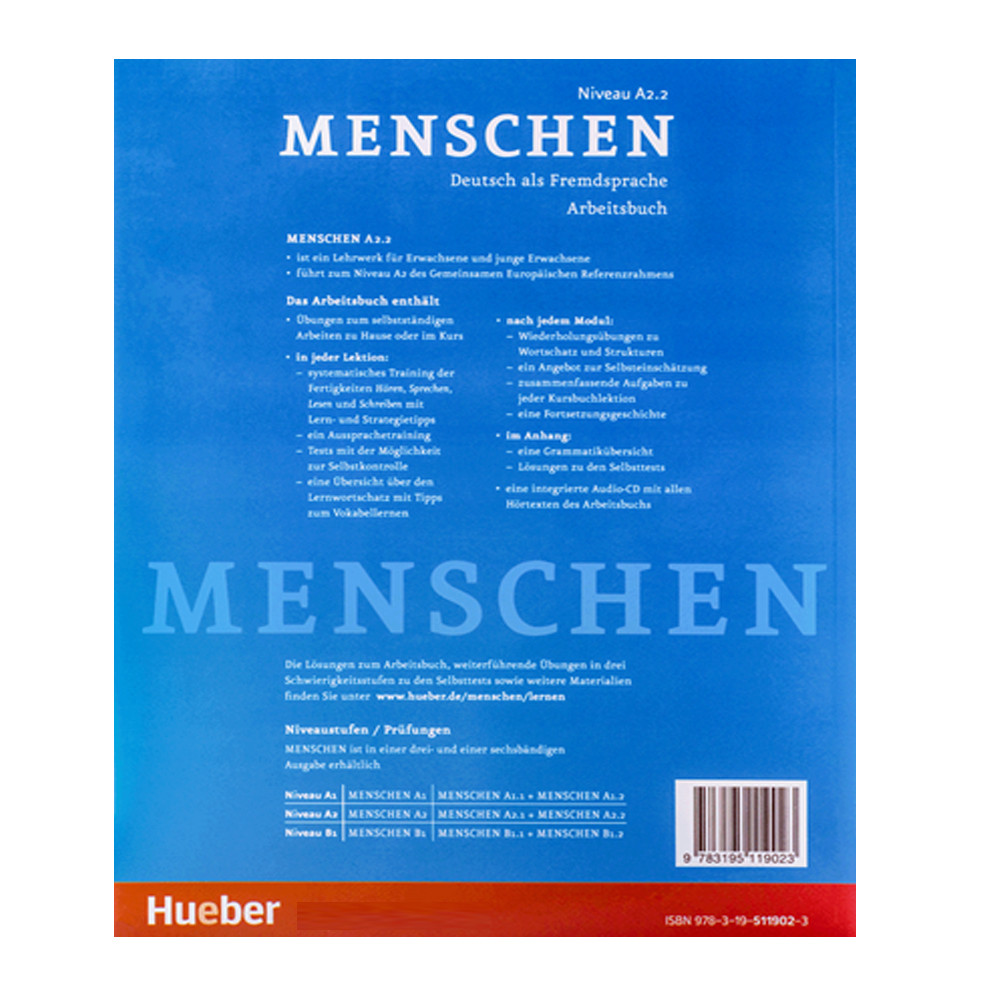 کتاب Menschen A2.2 اثر جمعی از نویسندگان انتشارات اشتیاق نور کتاب Menschen A2.2 اثر جمعی از نویسندگان انتشارات اشتیاق نور
