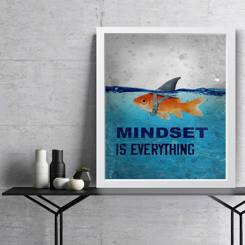 تابلو مدل دکوراتیو انگیزشی Mindset کدG10-16 تابلو مدل دکوراتیو انگیزشی Mindset کدG10-16