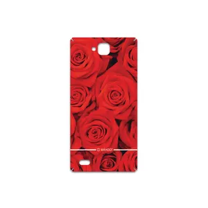 MAHOOT Red-Flower Cover Sticker for Honor 3C