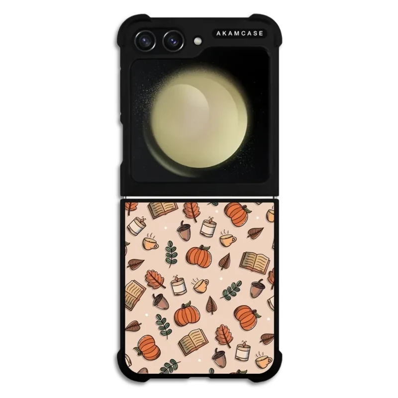 کاور آکام مدل AMC-WSGZFLIP5-PUMPKIN-7 مناسب برای گوشی موبایل سامسونگ Galaxy Z Flip 5