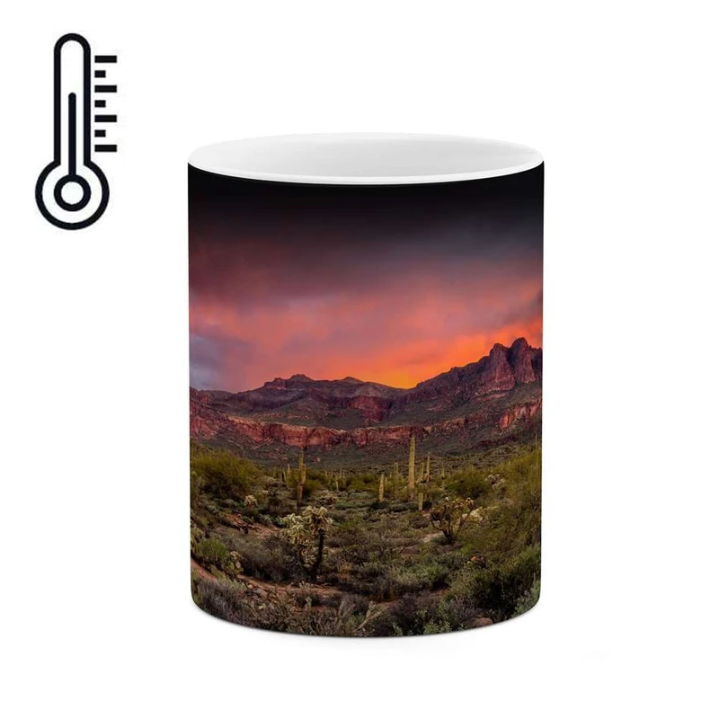 ماگ حرارتی کاکتی مدل منظره کد mgh16692